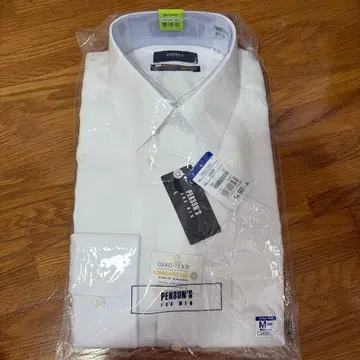 미사용 새상품 아오야마 양복 논아이론 맥스 긴팔 셔츠 M39-80 레귤러