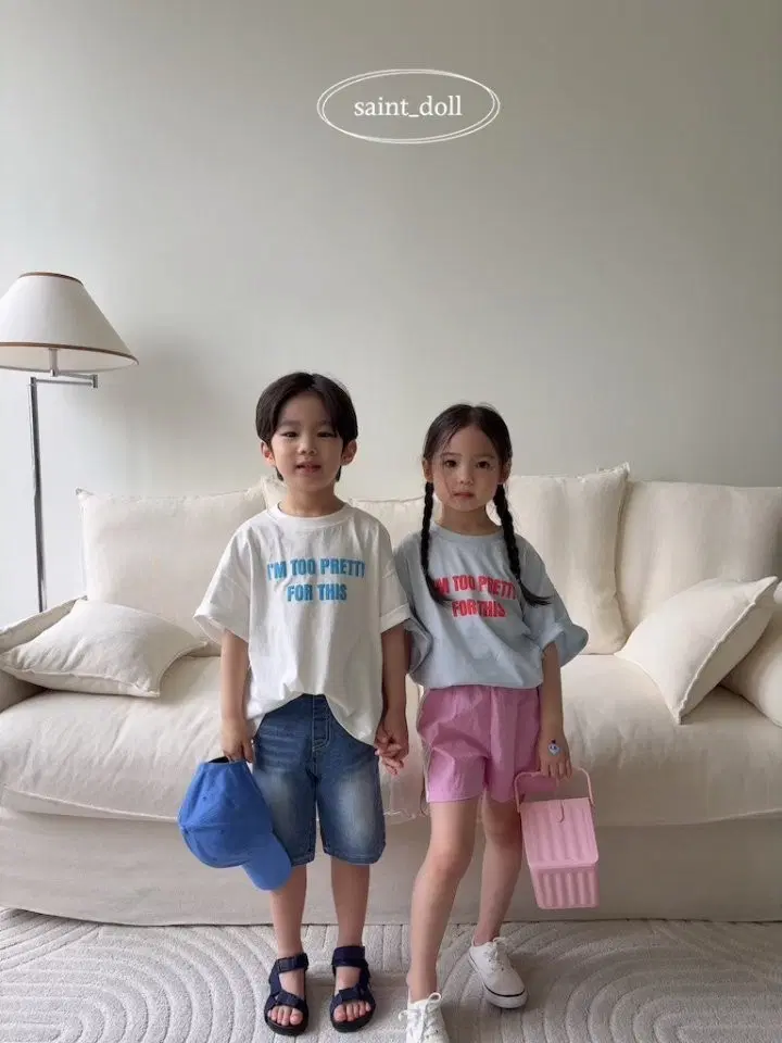 (새상품) 스판 5부데님