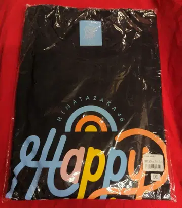 히나타자카46 Happy Smile Tour 2022 로고T셔츠 (블랙) XXL