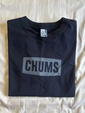 CHUMS 참스 티셔츠 블랙 XL