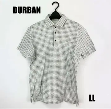 DURBAN 반팔 피케 셔츠 XL 사이즈 남성