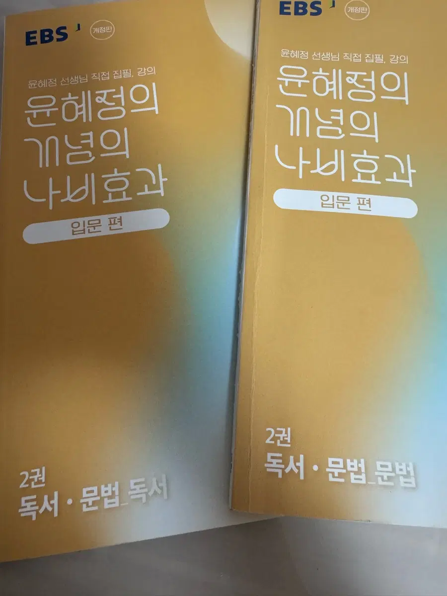EBS 윤혜정 개념의 나비효과 입문편 2권 독서 문법