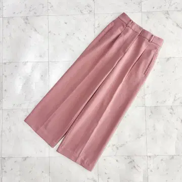 PLST 플라스테 와이드 팬츠 핑크 S