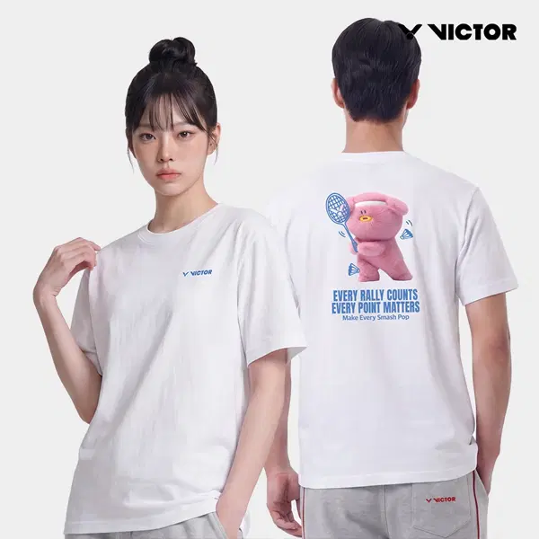 빅터 배드민턴의류 SSO KITCH 공용 오버핏 티셔츠 (VTC6CTO101U)