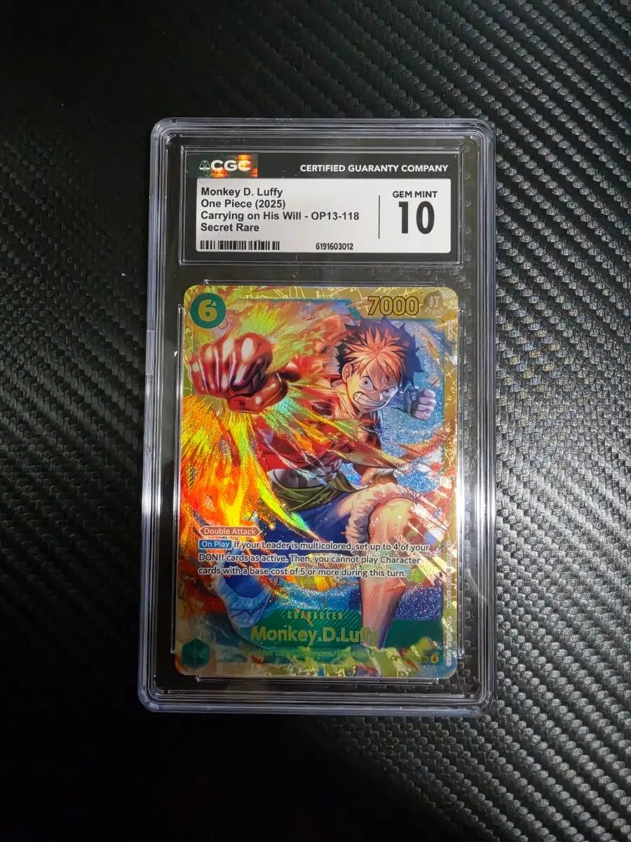 몽키루피 OP13-118 CGC 10 GEM MINT