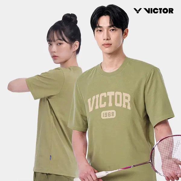 빅터 배드민턴의류 HI-TEEN CLASSIC 공용 오버핏 티셔츠 (VTC6CTO107U)