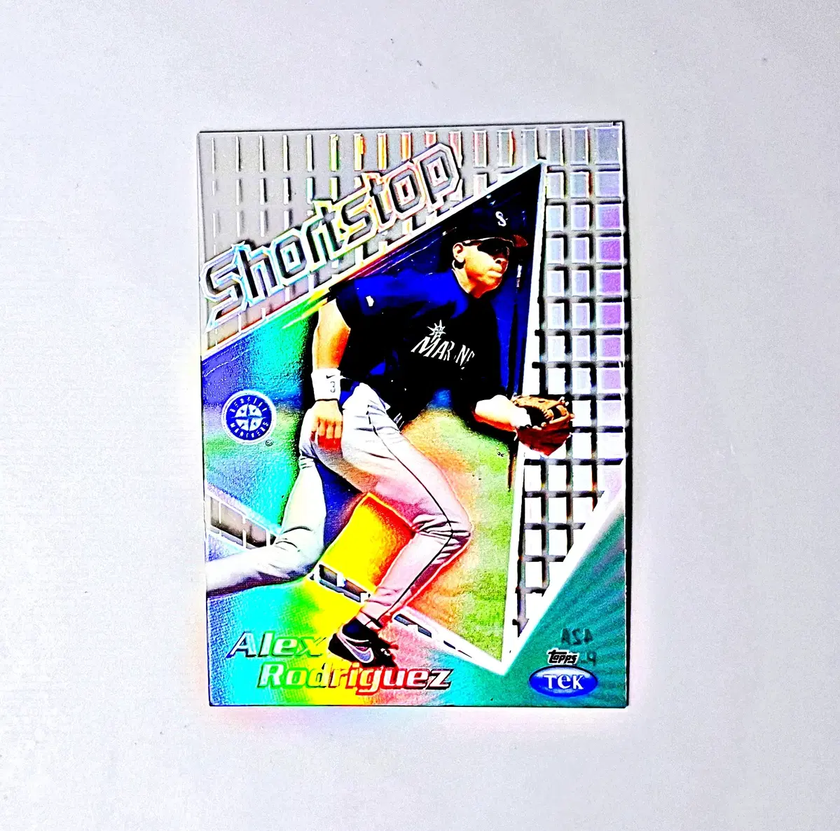 MLB 알렉스 로드리게스 투명 아세테이트 카드 1999 탑스 TEK