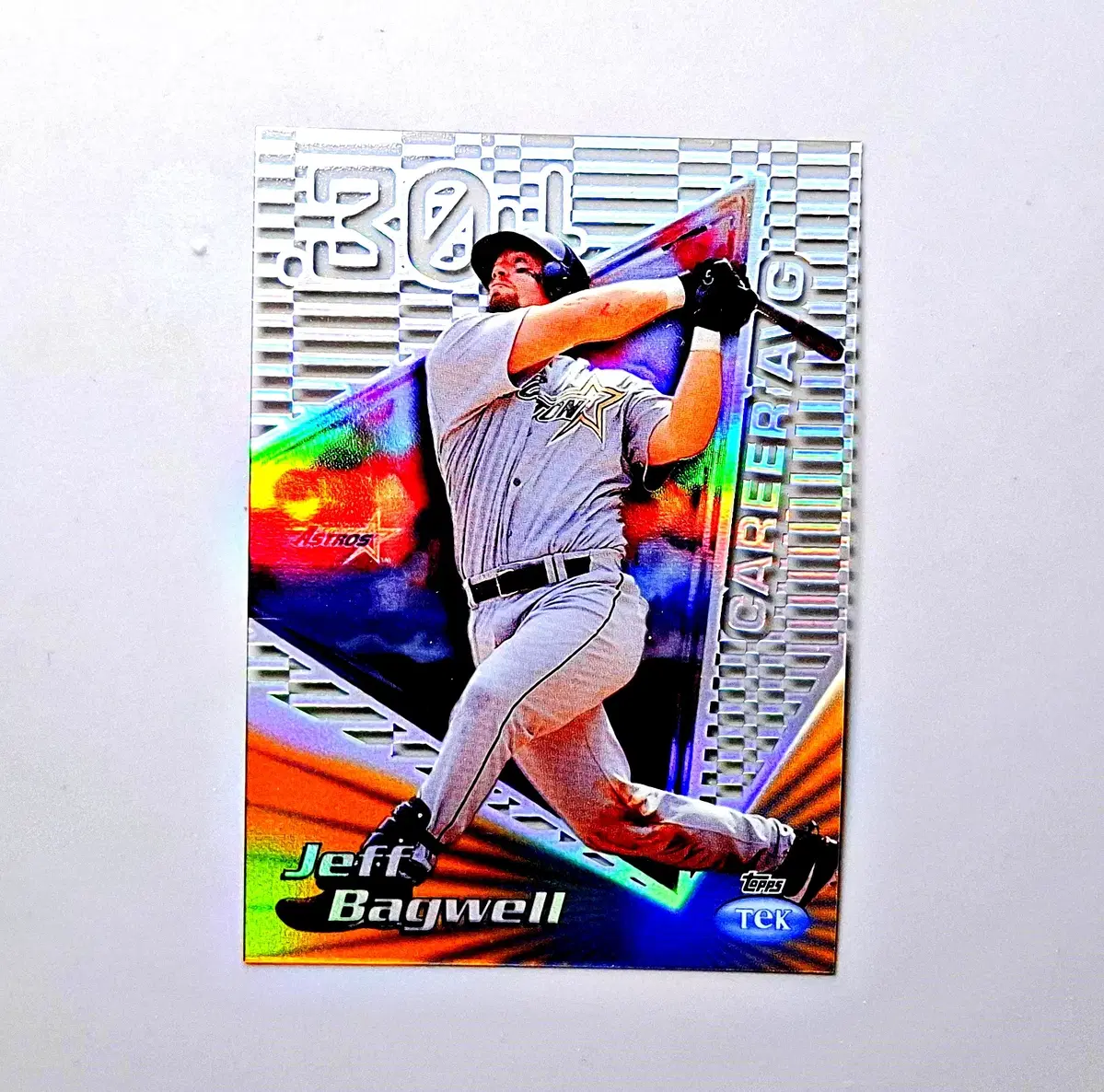 MLB 제프 배그웰 탑스 1999 TEK 투명 아세테이트 휴스턴