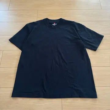 Hanes BEEFY-T 티셔츠 블랙 L 사이즈