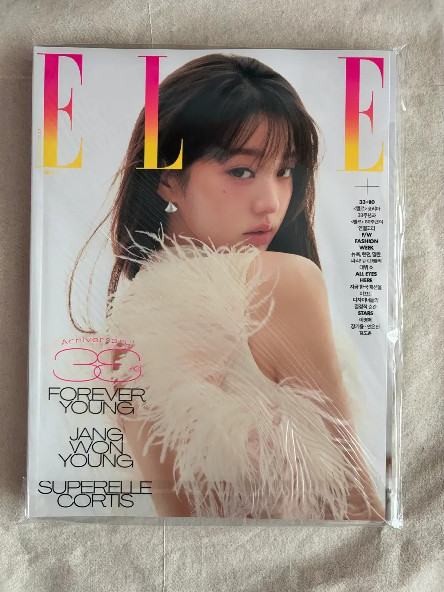 아이브 장원영 엘르 잡지
