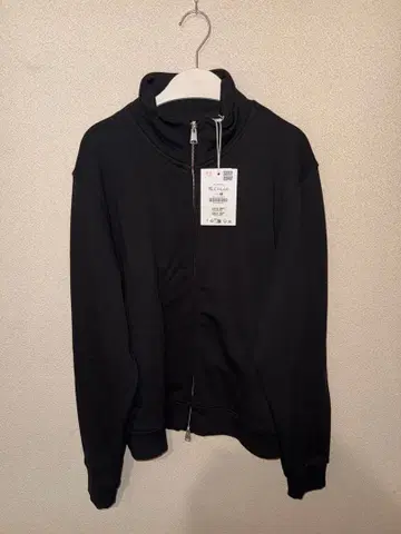 ZARA origins 풀 집업 맨투맨 XL 블랙 택 포함 새상품
