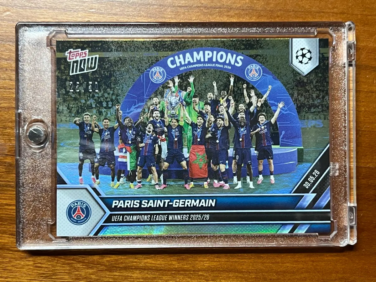 탑스나우 PSG 25/50 한정 챔스 우승