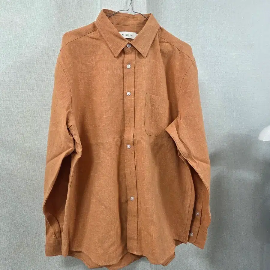 미들 셔츠 카키 브라운 새것 봉고
