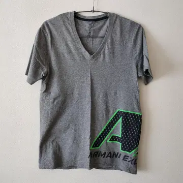 Armani Exchange 그레이 V넥 티셔츠 M