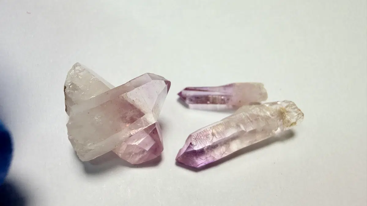 No.6032 천연 멕시코 베라크루즈 자수정 원석3개 11.3ct