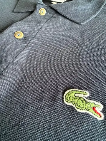 LACOSTE 라코스테 긴팔 피케 셔츠 카노코 네이비