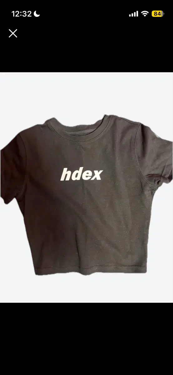 에이치덱스 hdex 크롭티 반팔