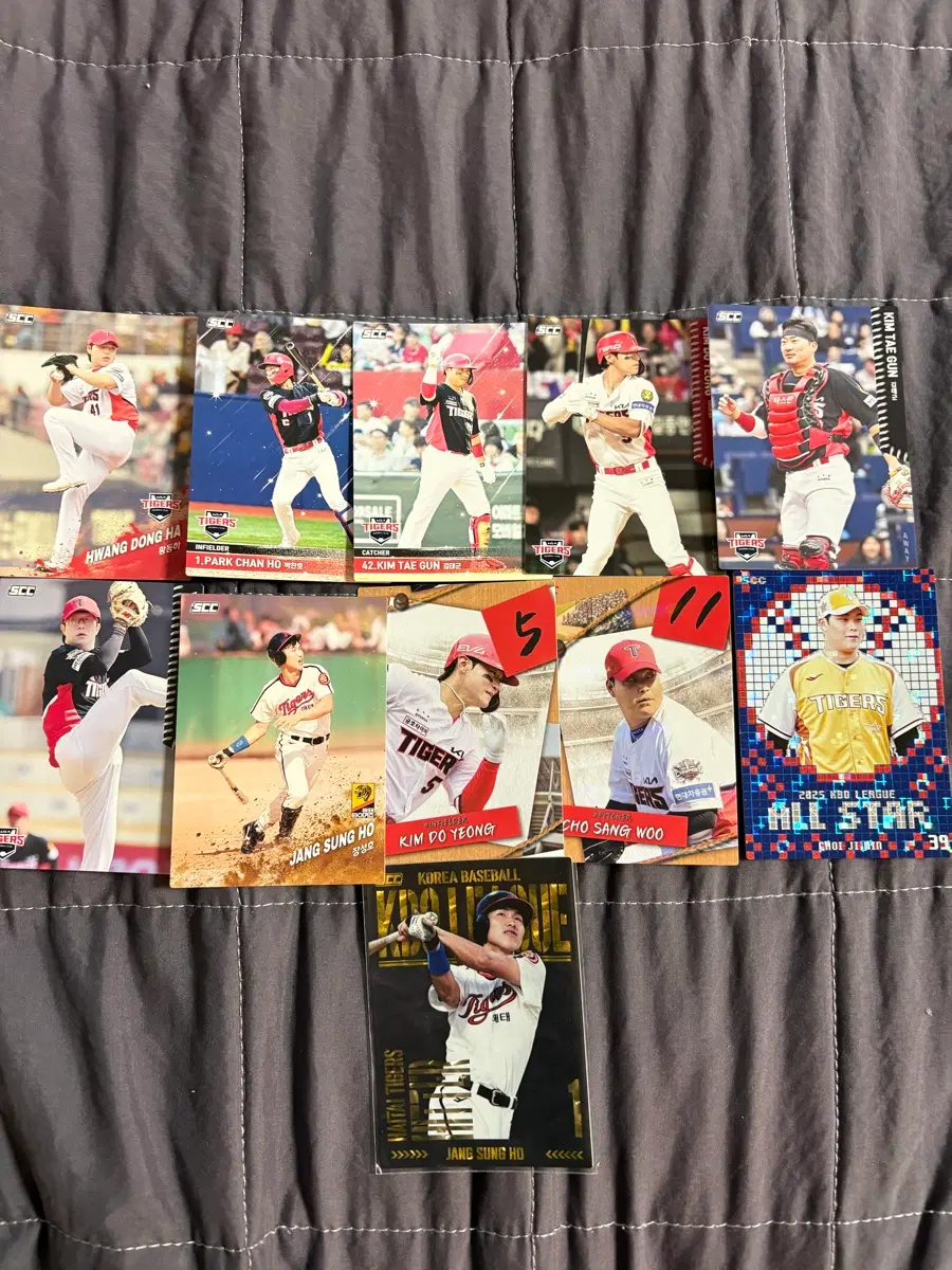 *장성호 홀로패러렐 포함!* 기아타이거즈 2025KBO 2026KBO 포토카드 일괄 양도