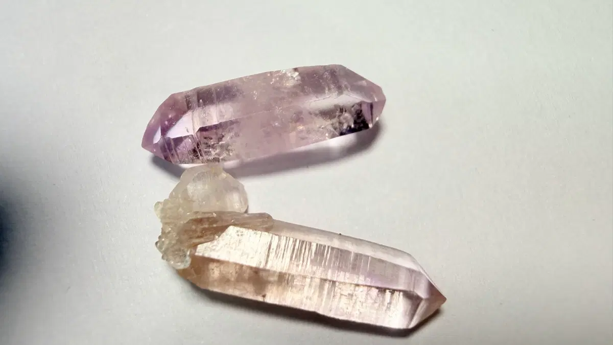 No.6029 천연 멕시코 베라크루즈 자수정 원석2개 9.8ct