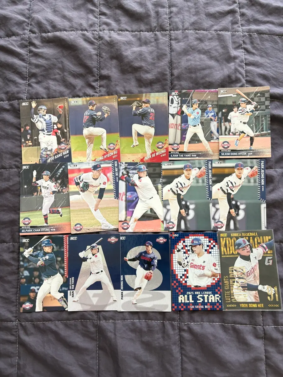 *윤동희 홀로패러랠 포함!* 롯데자이언츠 2025KBO 2026KBO 포토카드 일괄 양도