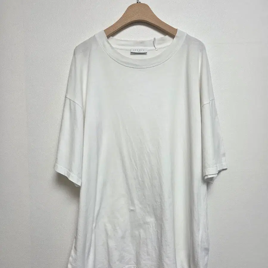 산드로 남성 베이직 반팔티 화이트(XL) 260806_8