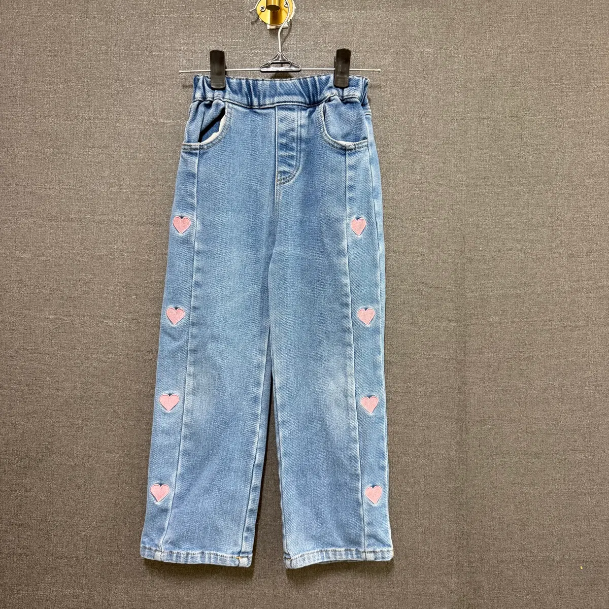 Bebe zoo 130 하트 포인트 데님 청바지 연청 BO2793