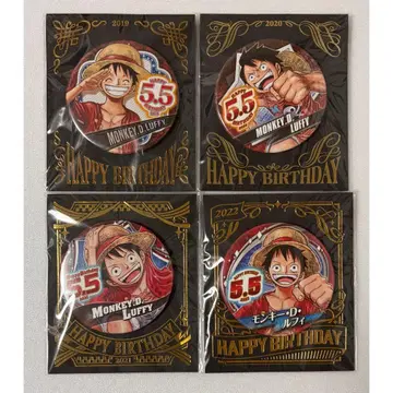 ONE PIECE 생일 캔뱃지 몽키 D 루피