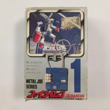 미사용 새상품 1984 BANDAI 변신 초인 메탈 조 파이터 락 MJ-1