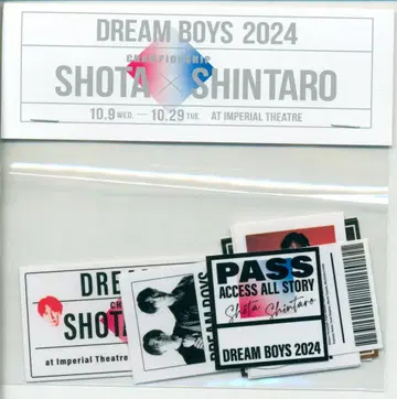 SnowMan/SixTONES 24년 DREAM BOYS 와타나베 쇼타/모리모토 신타로 스티커 세트