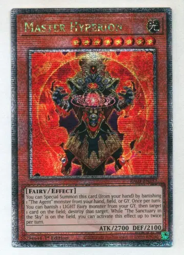 코나미 몬스터 [빛] RA03-EN252 MASTER HYPERION(1st EDITION) 25th 시크