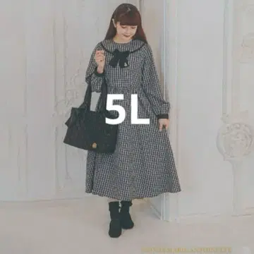 아오키 미사코 시마무라 니나스 원피스 블랙 미사용 새상품 5L