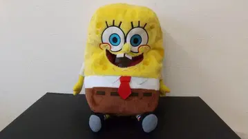 스펀지밥 티슈 케이스 봉제 인형 마스코트