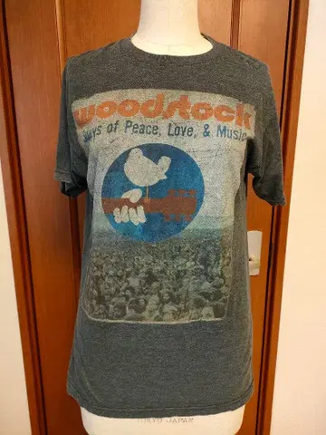 Woodstock 티셔츠 그레이 S 사이즈