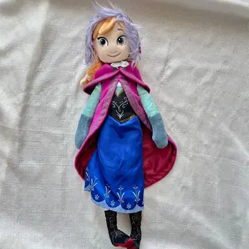 디즈니 온 아이스 안나 봉제 인형 안나와 눈의 여왕 봉제 인형 FROZEN