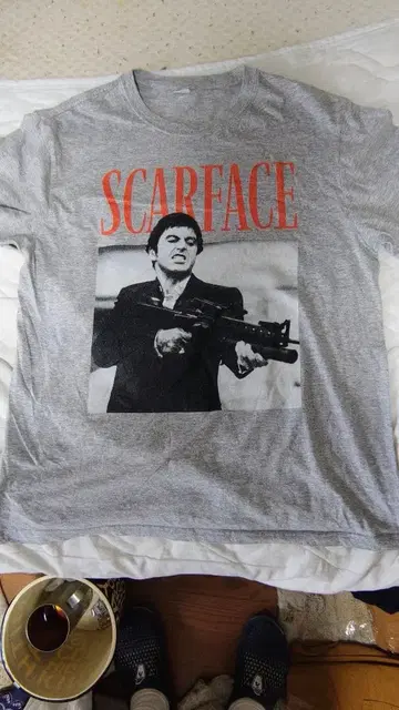 SCARFACE 스카페이스 티셔츠 그레이