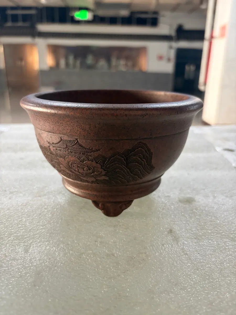 진품 명인자사화분