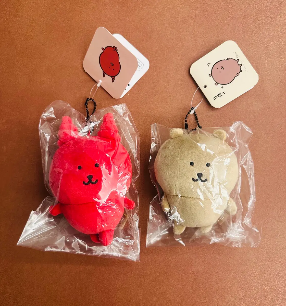 [택포 5.8/2개일괄/미개봉] 농담곰 초로기 초석잠 태닝곰 탄담곰 마스코트 인형