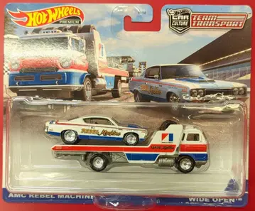 MATTEL HOTWHEELS TEAM TRANSPORT HCR38 AMC REBEL MACHINE/WIDE OPEN #43
