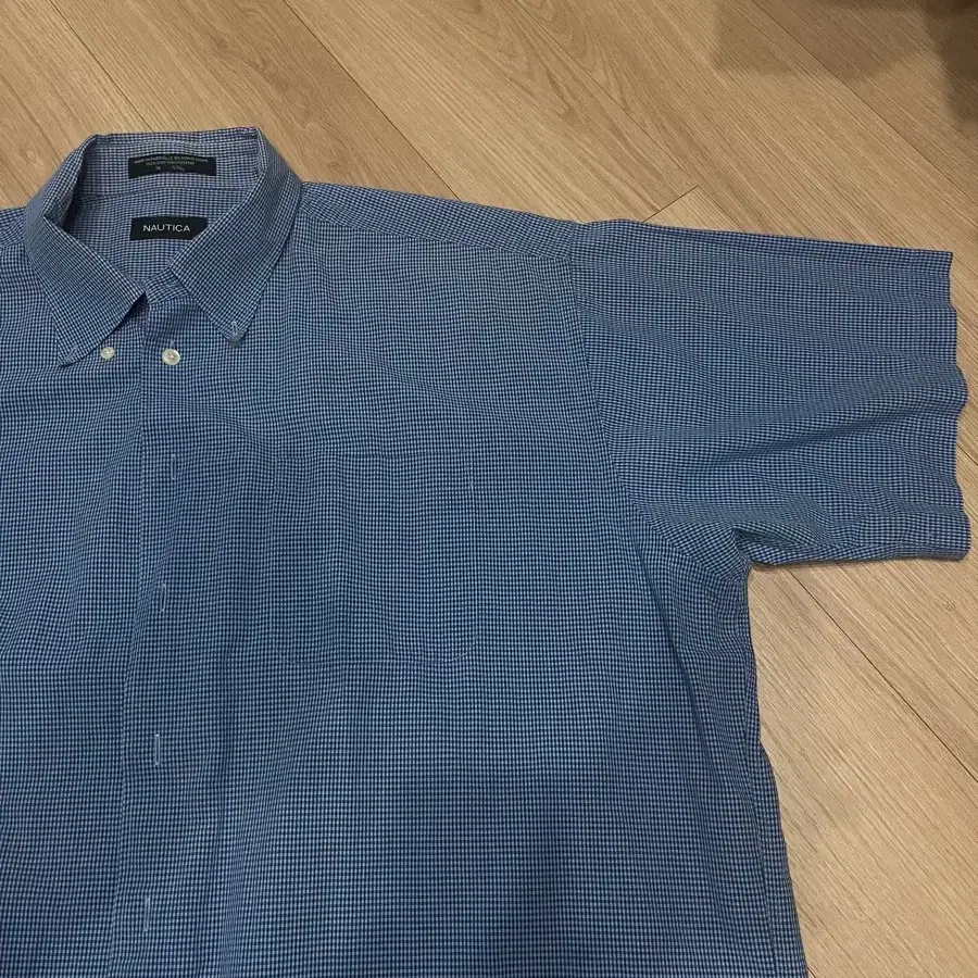 노티카 블루 체크 패턴 셔츠 Nautica Shirts (XXL)