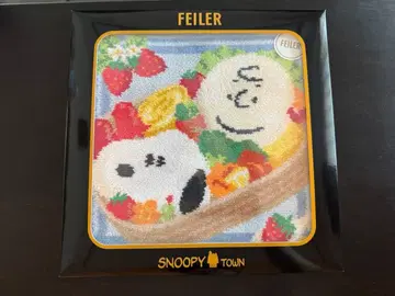 FEILER 페이러 스누피 타운 손수건 캐릭터 도시락
