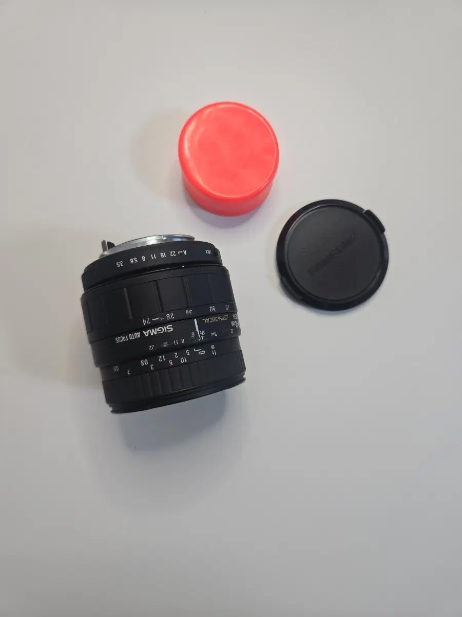 시그마 24-70mm AF 줌렌즈 빈티지 카메라 렌즈 정상작동