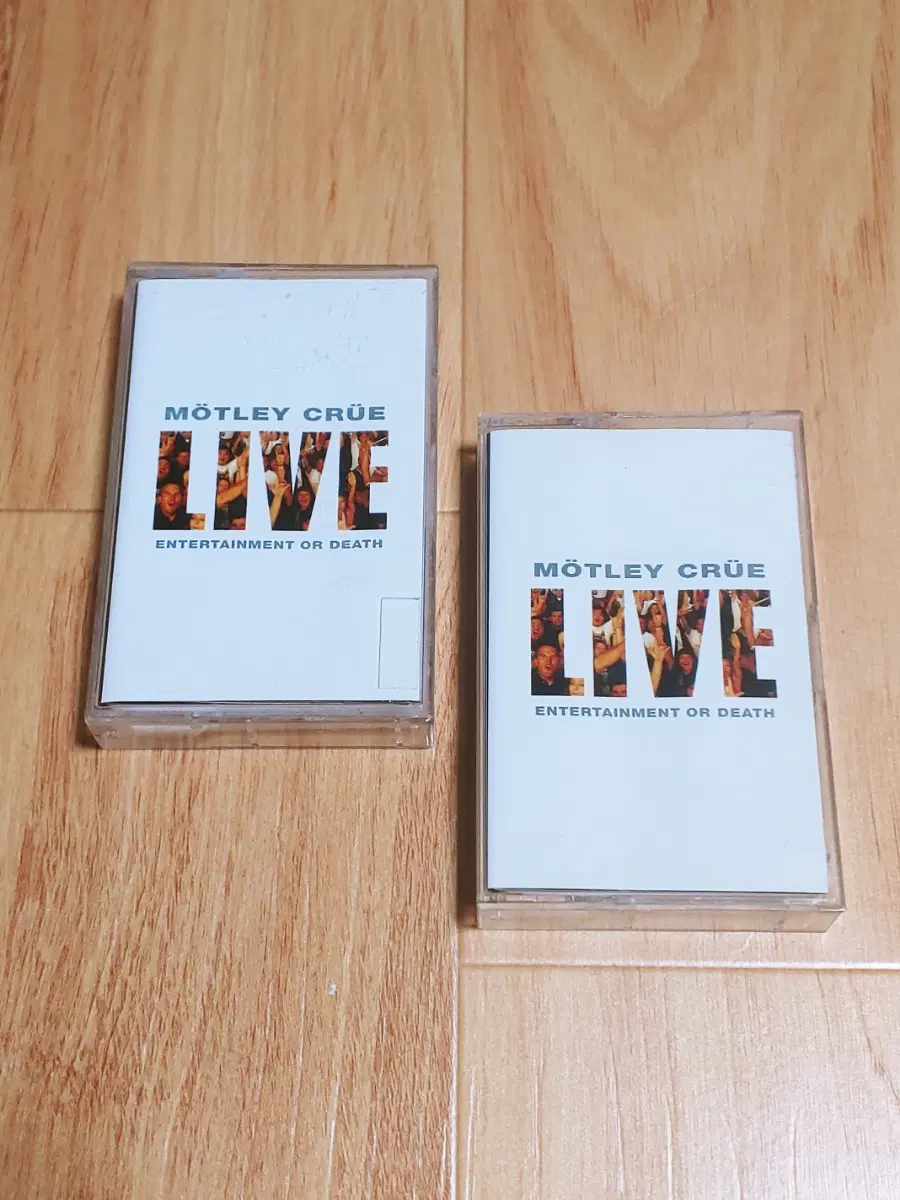머틀리 크루 Motley Crue : <Live : Entertainment or Death 카세트테이프 2Cassette>