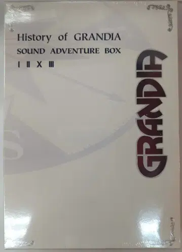 게임 CD History of GRANDIA Sound Adventure Box