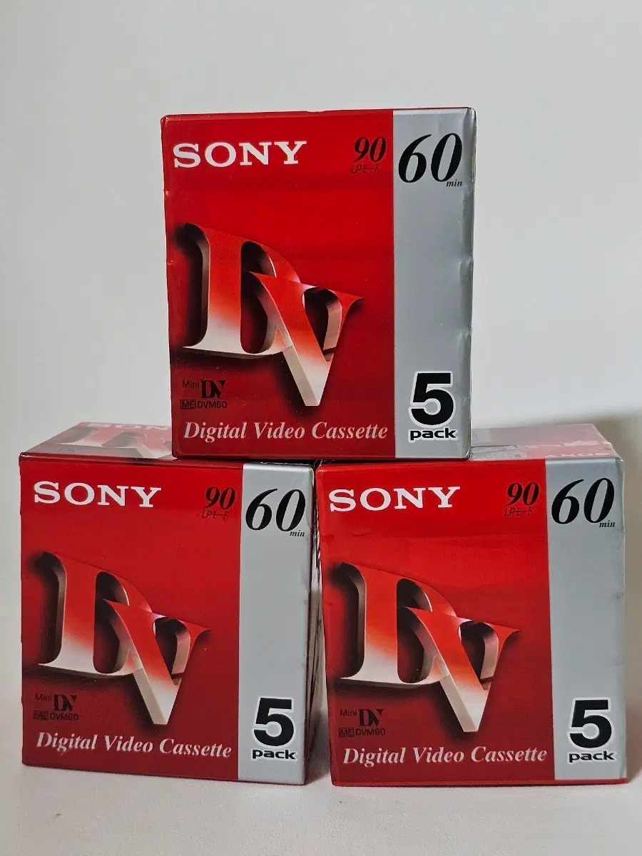 소니 SONY DVCAM 60분 5개입 팩
