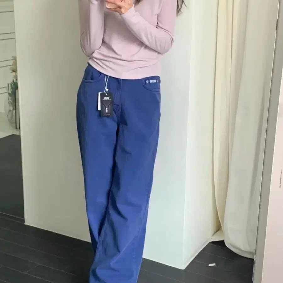 빈티지블루 파란바지 m