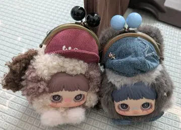 메이메이 봉제 인형 가마구치 파우치 2세트