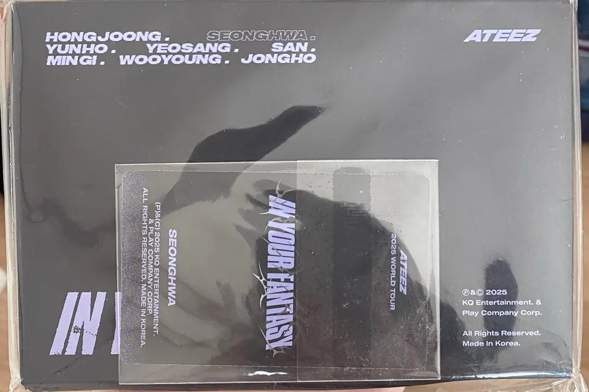 (급처)에이티즈 인유어판타지 포토세트 성화(2025 ATEEZ WORLD TOUR IN YOUR FANTASY PHOTO SET)