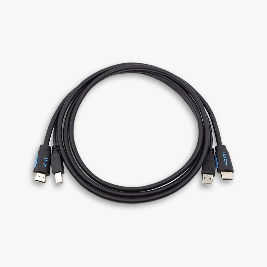 HDMI KVM 통합 4K 60Hz 고해상도 케이블 3m