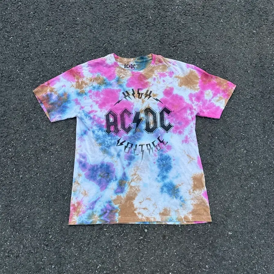 [빈티지] AC/DC Tie-Dye T-Shirt