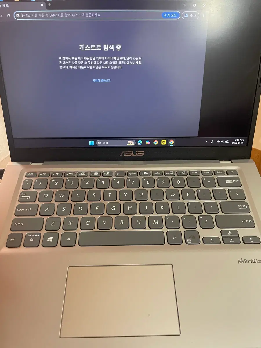ASUS VivoBook X415MA / 8GB RAM / 512GB SSD / 윈도우11 / 충전기 포함